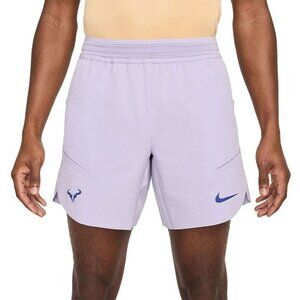Nike Dri-Fit Rafa ADV 7" Tennis Shorts Size Large Men Light Violet DV2881-515